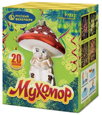 Мухомор Батарея салютов купить в Камызяке | kamyzyak.salutsklad.ru