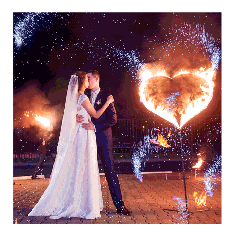 Организация пиротехнического шоу на свадьбу  Камызяк | kamyzyak.salutsklad.ru