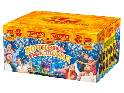 Ночной звездопад Комбинированный Фейерверк купить в Камызяке | kamyzyak.salutsklad.ru