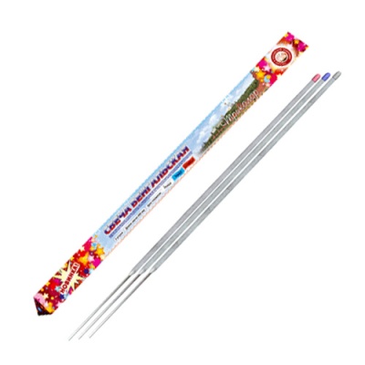 Триколор 400 мм. Бенгальские огни цветные купить в Камызяке | kamyzyak.salutsklad.ru